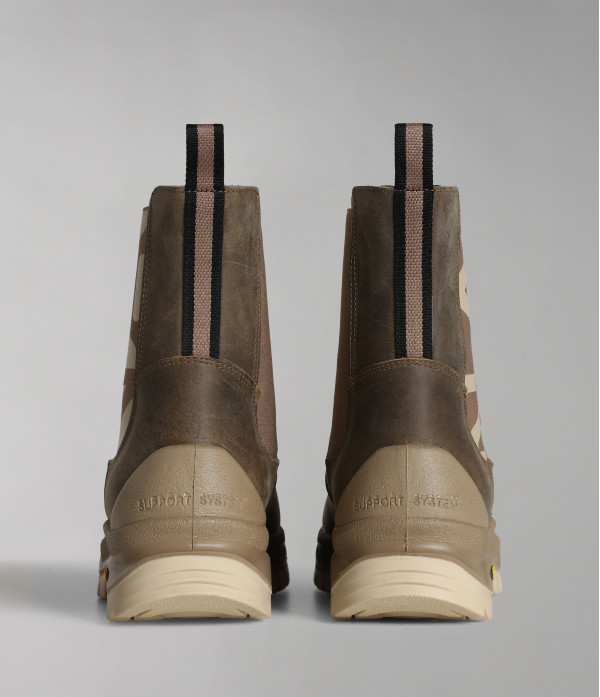 F2PEAK02/LEA TAUPE Z28