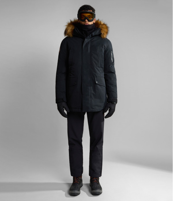 A-DNA EXPLORER PARKA BLACK 041