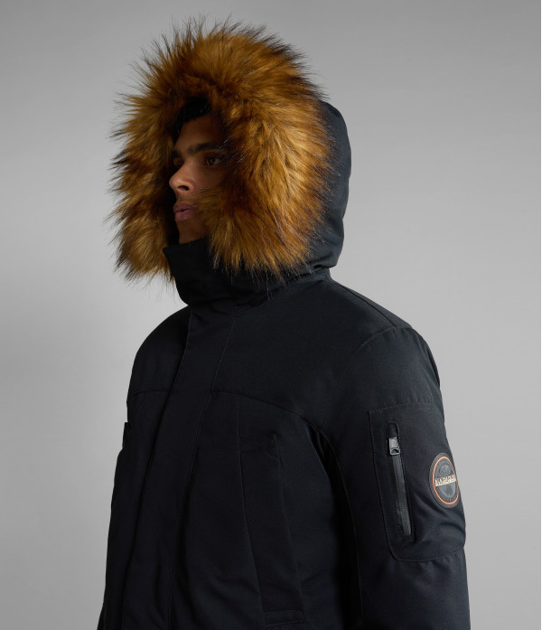 A-DNA EXPLORER PARKA BLACK 041