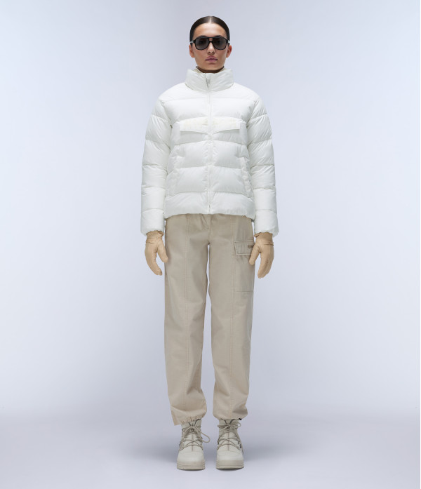 RF PUFFER OPEN W WHITE HERON 