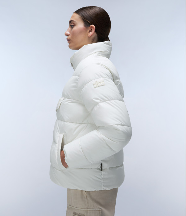 RF PUFFER OPEN W WHITE HERON 