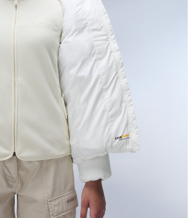 RF PUFFER OPEN W WHITE HERON 