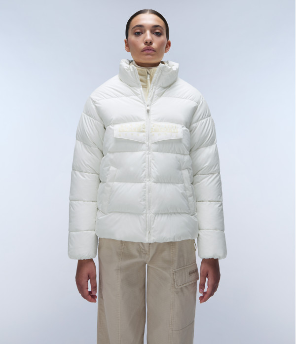RF PUFFER OPEN W WHITE HERON 