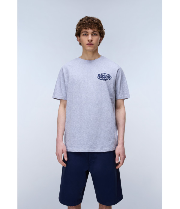 S-ELIOR SS LIGHT GREY MELANGE 