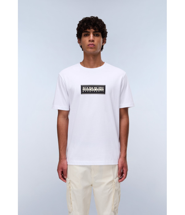S-BOX LOGO SS BRIGHT WHITE 002 