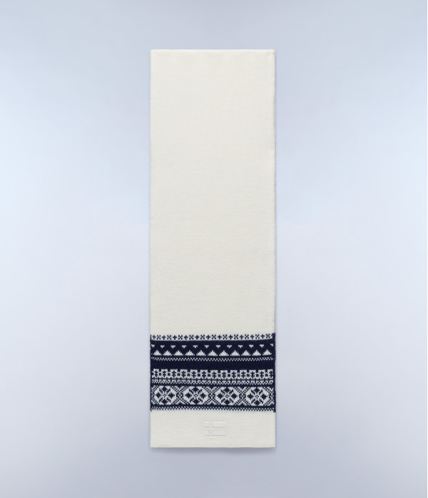 F-SOIUSA SCARF W WHITE HERON 