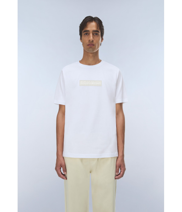S-BOX LOGO SS 1 BRIGHT WHITE 002 
