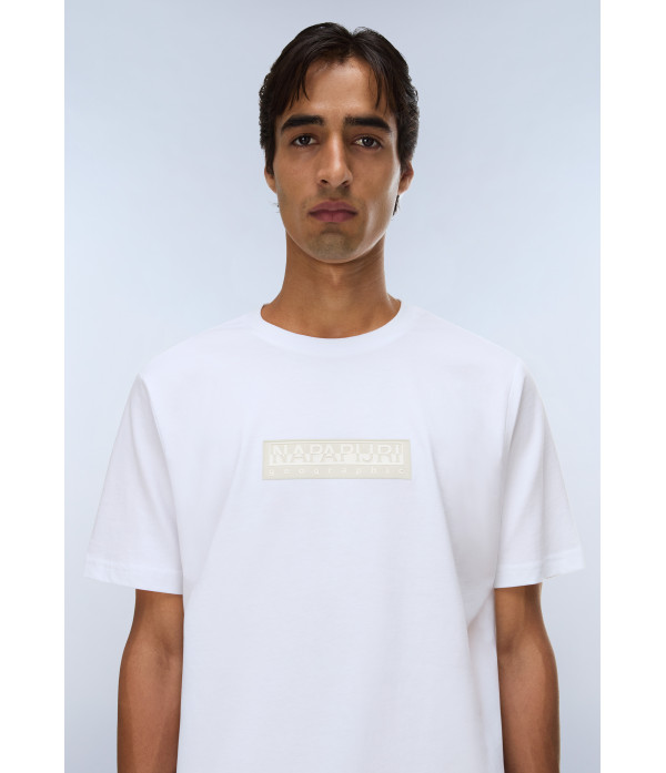 S-BOX LOGO SS 1 BRIGHT WHITE 002 