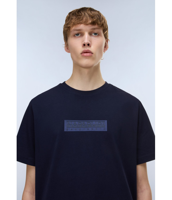 S-BOX LOGO SS 1 BLU MARINE 