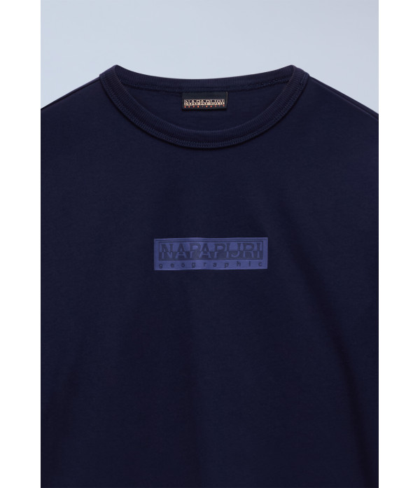 K S-NEW BOX LOGO SS BLU MARINE 