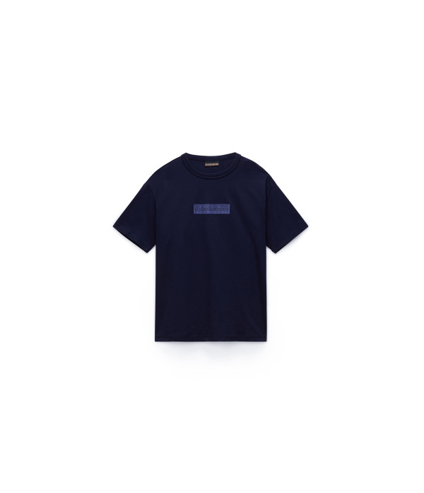 K S-NEW BOX LOGO SS BLU MARINE 