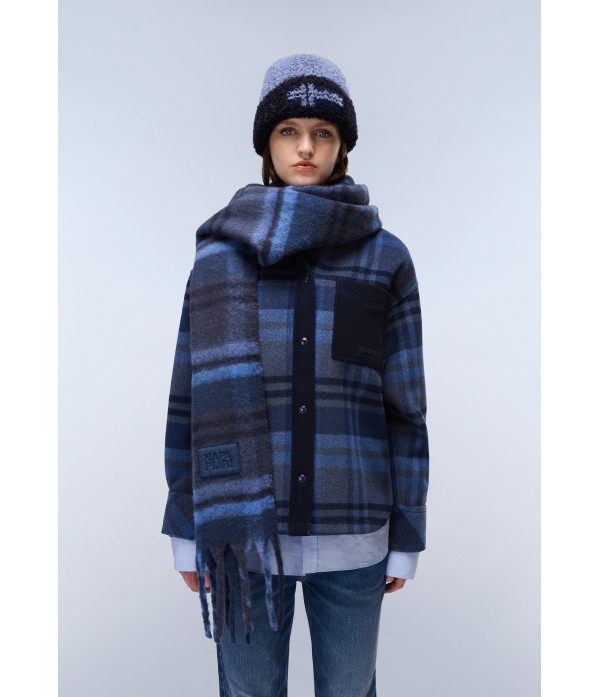 F-PENIA SCARF W BLU MARINE 