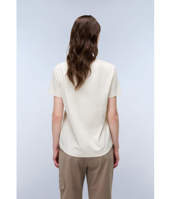 S-FEDAIA SS W BEIGE DIMITY