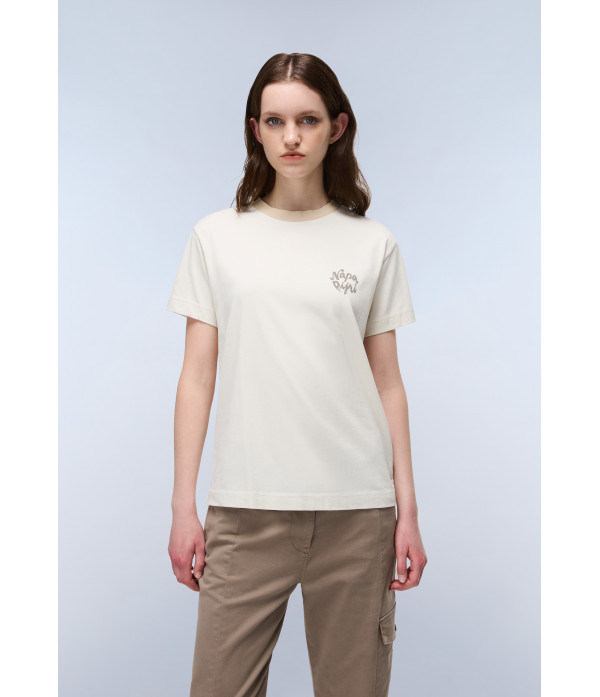 S-FEDAIA SS W BEIGE DIMITY