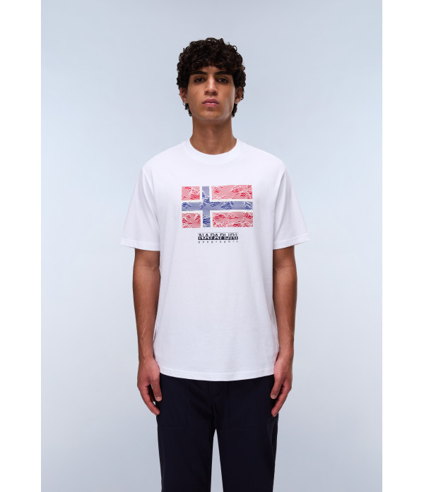 S-DRAPEAU SS BRIGHT WHITE 002