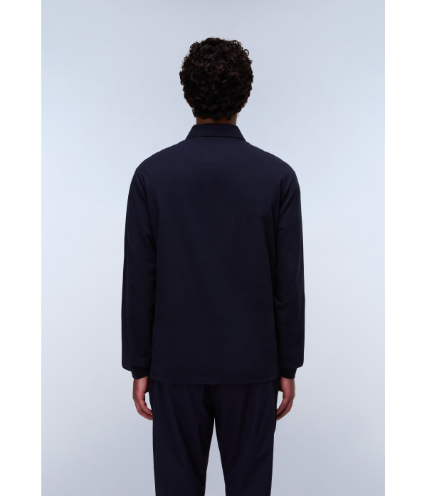 E-BADGE LS BLU MARINE 