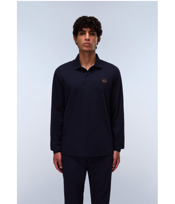 E-BADGE LS BLU MARINE 