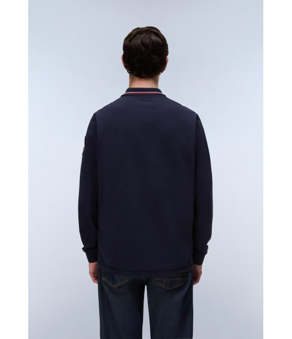 E-ARCHIVE POLO LS BLU MARINE 