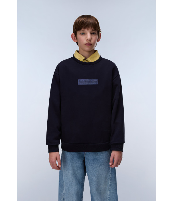 K B-NEW BOX LOGO C W BLU MARINE 