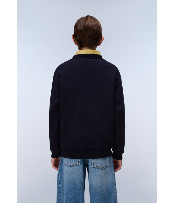 K B-NEW BOX LOGO C W BLU MARINE 