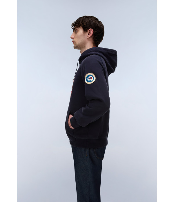 B-ARCHIVE SWEAT H BLU MARINE 