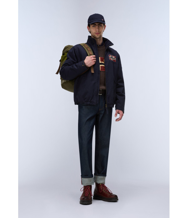 A-ARCHIVE JKT STAND BLU MARINE 