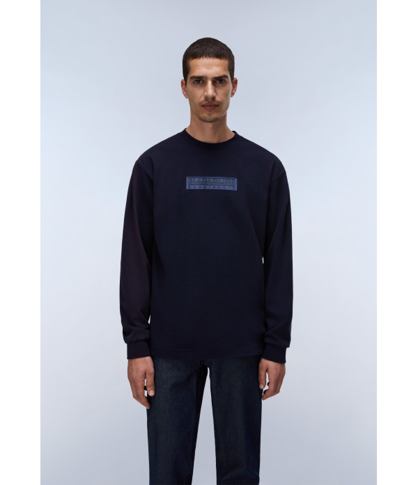 S-BOX LOGO LS 1 BLU MARINE 