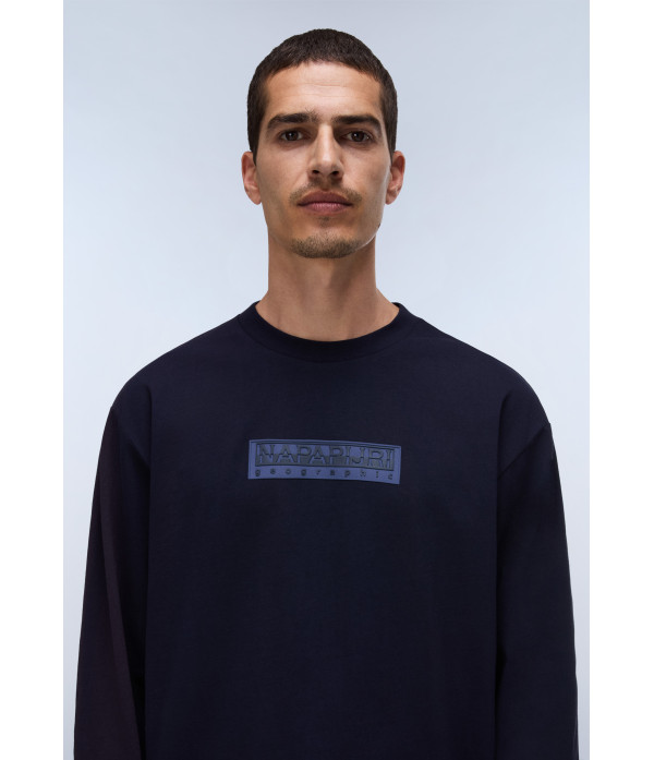 S-BOX LOGO LS 1 BLU MARINE 