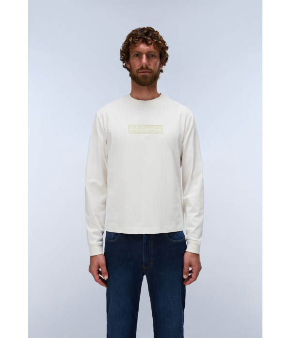 S-BOX LOGO LS 1 WHITE WHISPER 