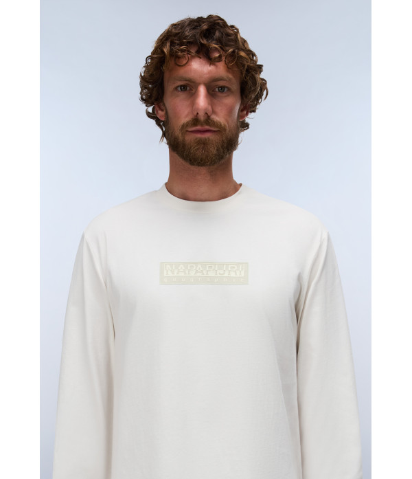 S-BOX LOGO LS 1 WHITE WHISPER 