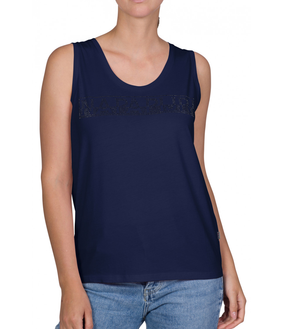 SICCARI TOP MEDIEVAL BLUE