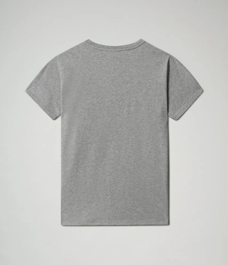 K SADYR LOGO MEDIUM GREY MELANGE