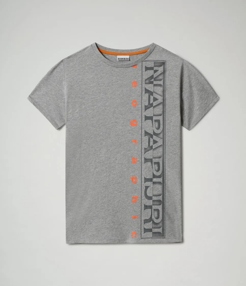 K SADYR LOGO MEDIUM GREY MELANGE